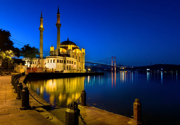 istock Ortakoy Mosque st sunrise 838458796