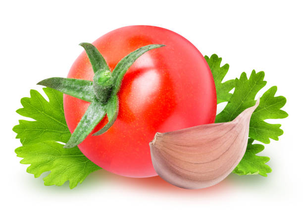istock Fresh vegetables with parsley isolated on white background 838458812