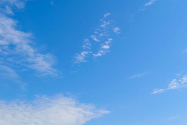 istock Background of blue sky and white clouds 838459396