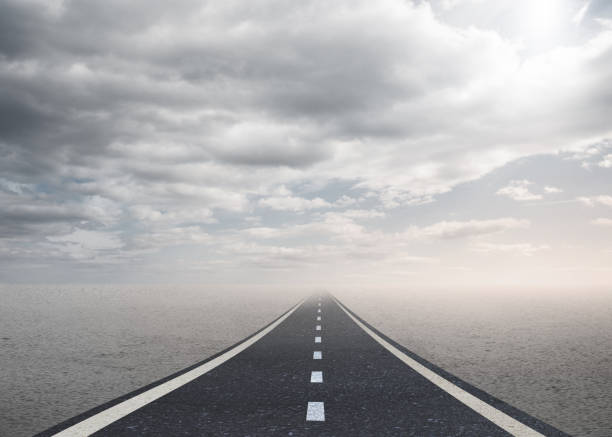 istock Road leading out to the horizon 838466978