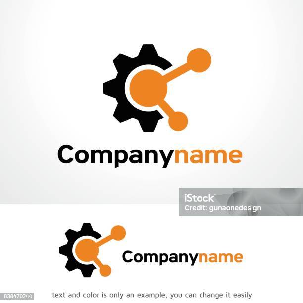 Technology Share Symbol Template Design Vector Emblem Design Concept Creative Symbol Icon Stock Illustration - Download Image Now