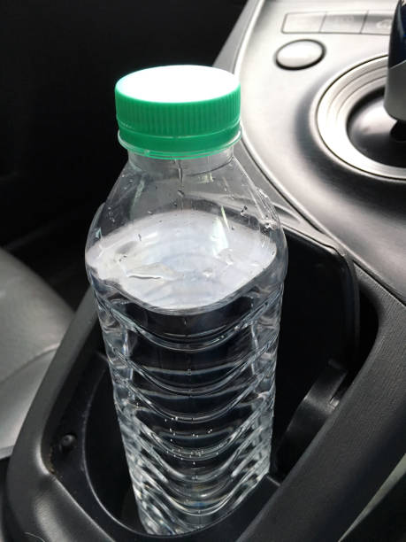 istock Clean mineral water bottle in the car 838473826