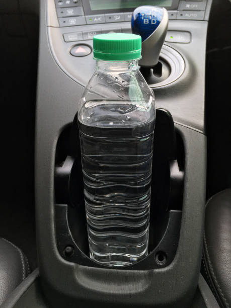 istock Clean mineral water bottle in the car 838474264