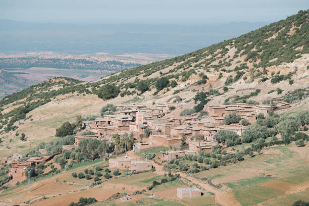 istock Village on Hill, Morocco, Africa 838475588