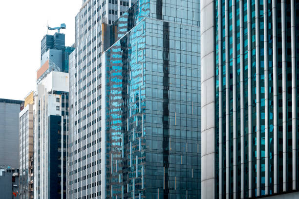 istock Modern office building detail, glass surface 838475860