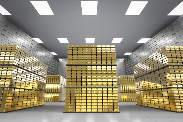 istock bullion and safe deposit boxes in room 838477648