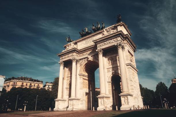 istock Arch of Peace Milan 838478486