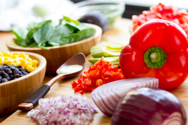 istock Mexican salad with garlic sauce 838479720
