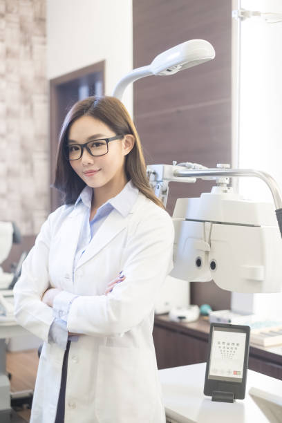istock beauty woman optometrist 838482458
