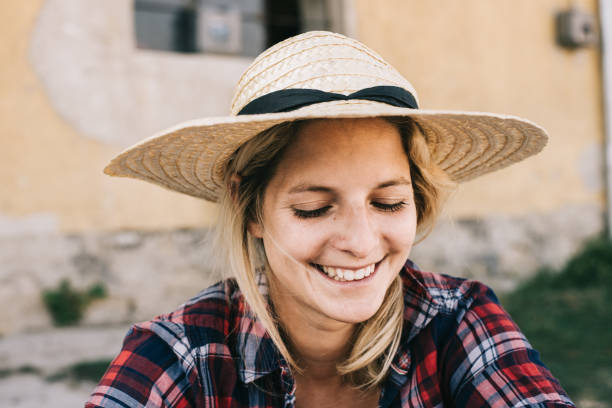 istock Happy woman smiling outdoor. 838483674