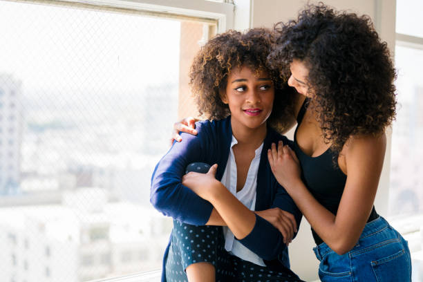 istock Young woman comforting her friend 838485954