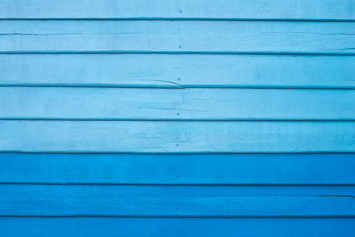 Blue wooden wall for background. Abstract background.
