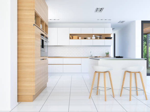 istock Kitchen in new luxury home 838490408