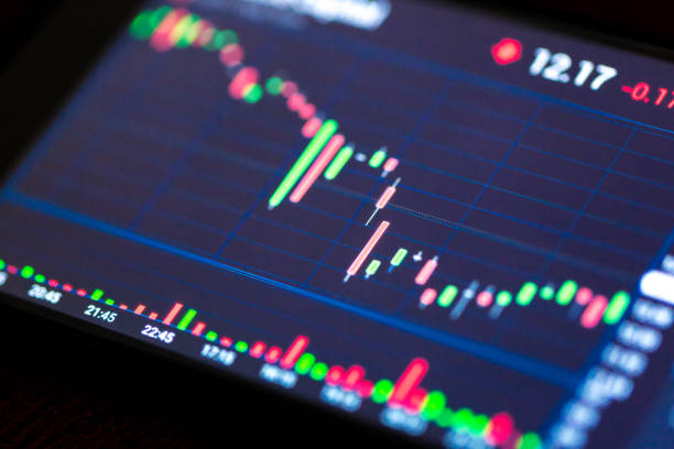 istock Stock Exchange Chart on Smart Phone 838493394