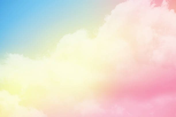 istock artistic soft cloud and sky with pastel color 838494360