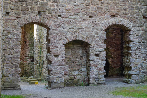istock Ruins of old scandinavian castle. 838495484