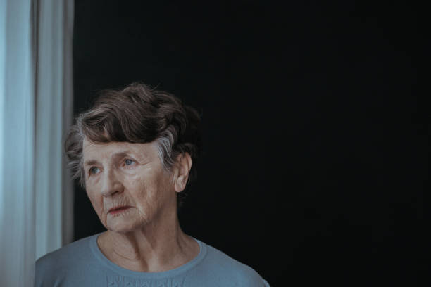 istock Senior lady in the room 838502012