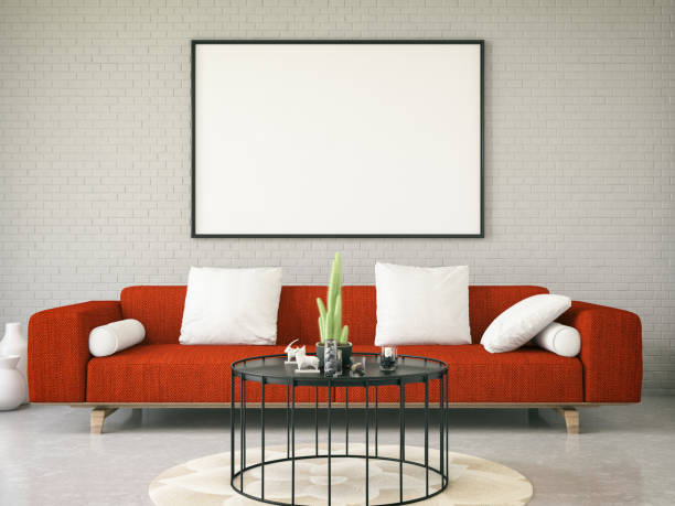 istock Mockup Frame in Living Room 838504790