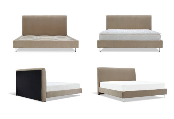istock Modern brown Bed furniture 838504872