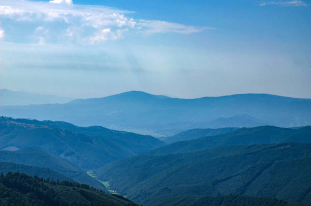 istock Background landscape with Ukrainian Carpathian Mountains in the Pylypets 838513016