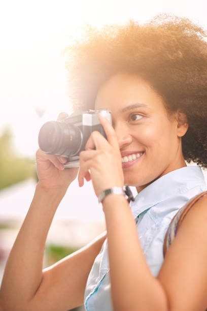 istock Mixed race tourist taking photo 838514244