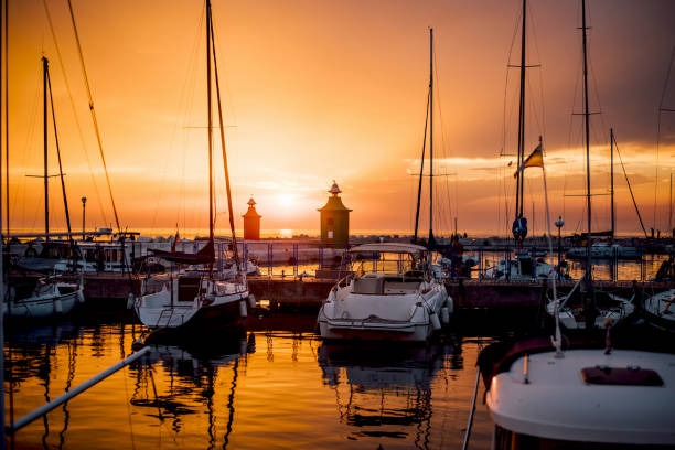 istock Beautiful sunset at pier 838517944