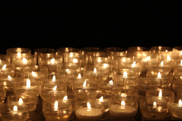 istock Candles lights. Church candles. 838519676