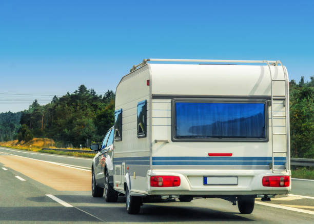 istock Caravan in highway in Switzerland 838526504
