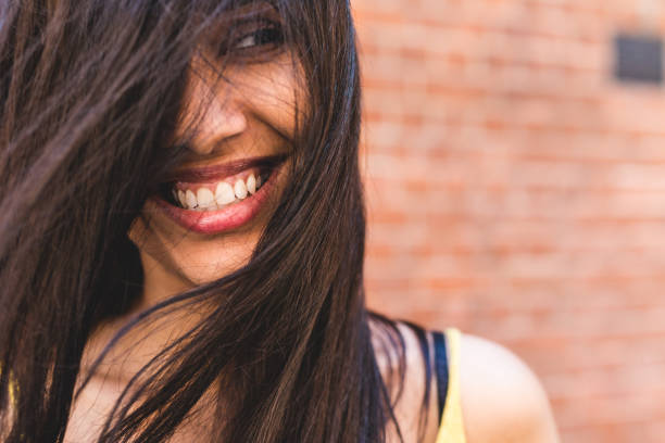 istock Beautiful woman smile and portrait 838539006