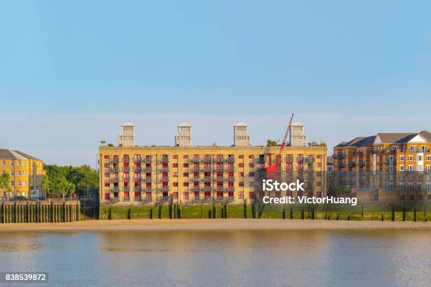 Riverside Apartment Converted From A Former Victorian Warehouse In London Stock Photo - Download Image Now