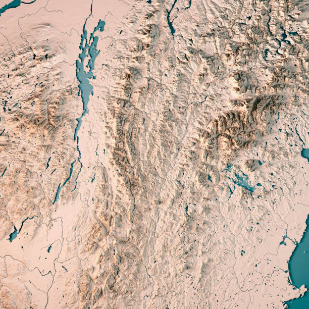 istock Vermont State USA 3D Render Topographic Map Neutral 838542286