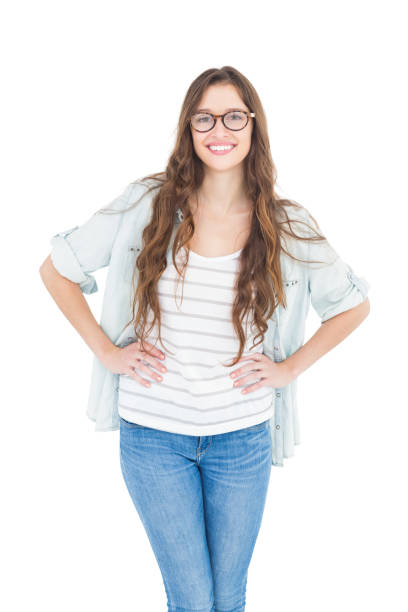 istock Portrait of female student with hands on hips 838545420