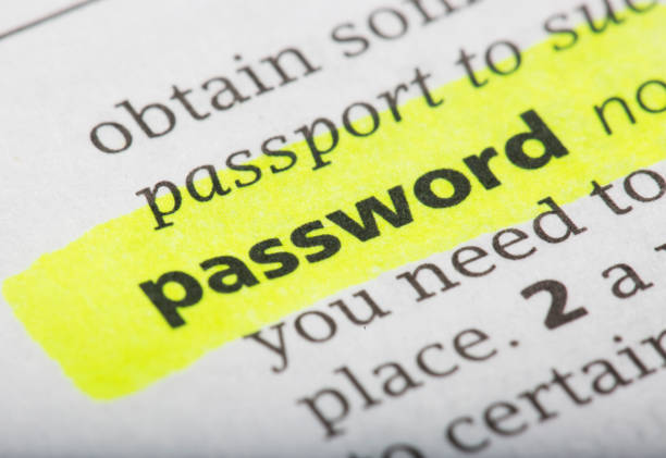 istock Word password printed and defined in the English dictionary 838554918