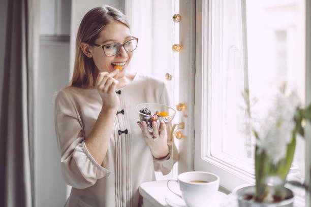 istock Young woman at home 838555240