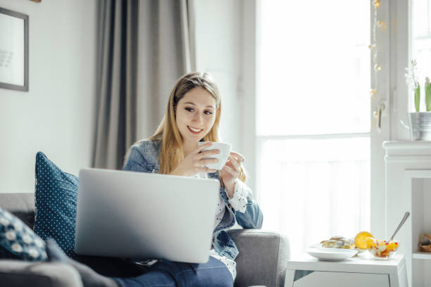 istock Young woman at home 838555736