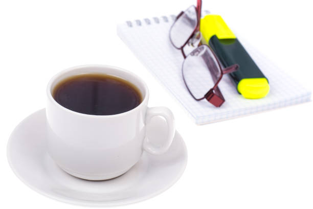 istock Cup of coffee at break in the workplac 838575246