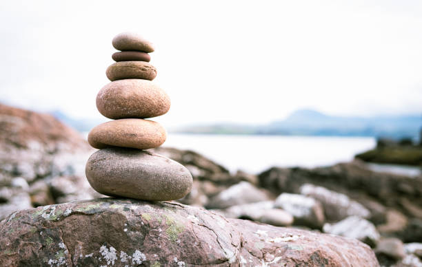 istock Pebbles stacked in Scottish landscape 838664982