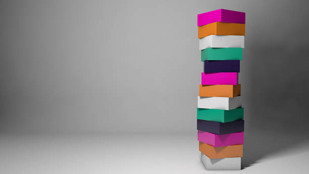 istock Abstract design concept with colorful cubes 838670434