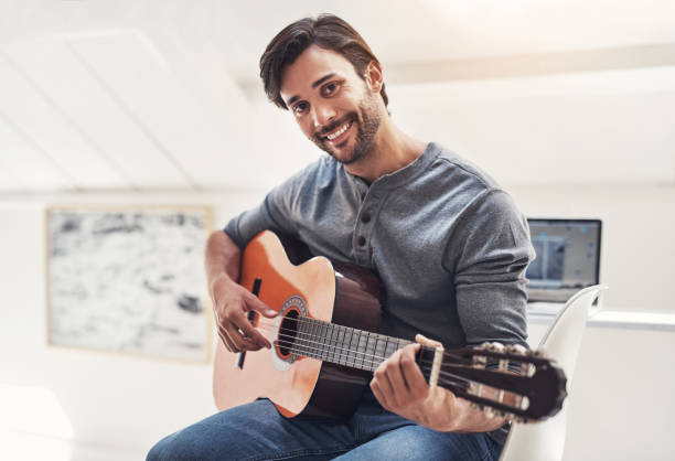 istock Tuning into his musical talent 838721008