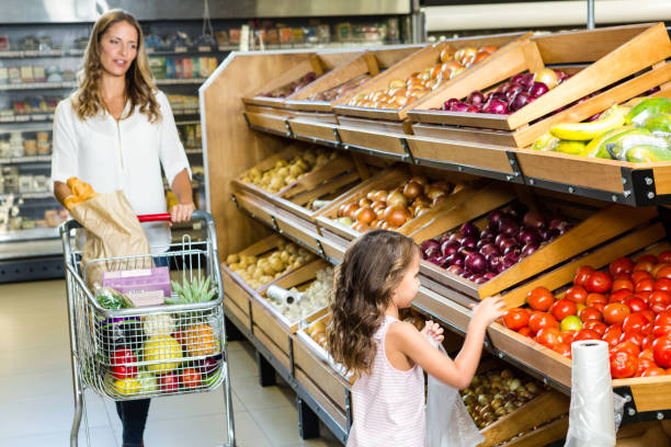 istock Mother and daughter doing shopping 838726410