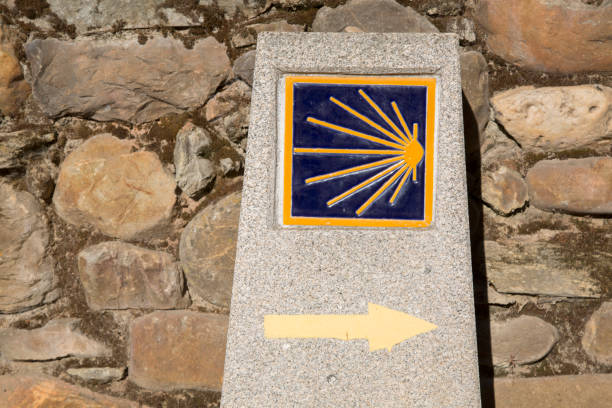 istock Camino de Santiago - St James Way Sign; Astorga 838731302