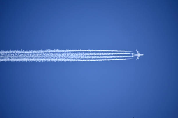 istock A jet plane leaving a condensation trail 838732366