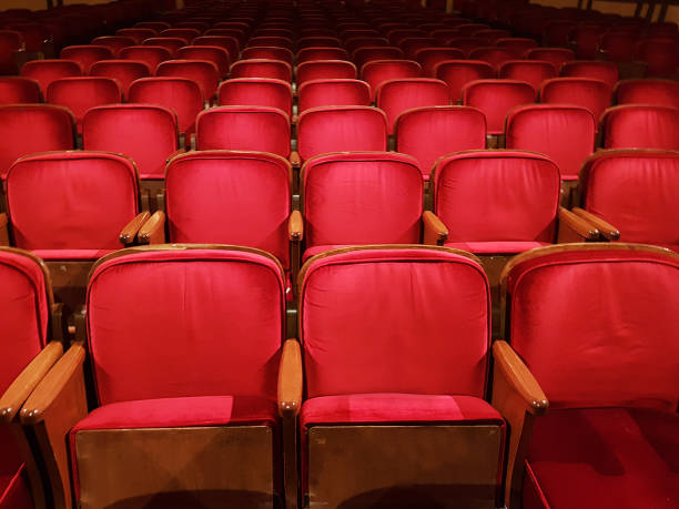 fotele teatralne - stage theater theatrical performance curtain seat zdjęcia i obrazy z banku zdjęć