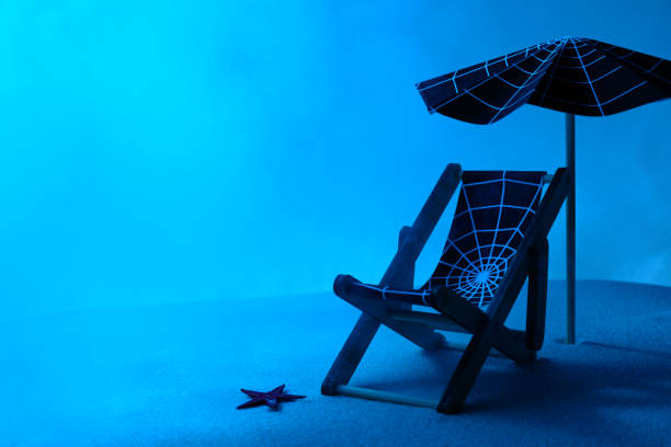 istock Lounge on beach in Halloween 838740926