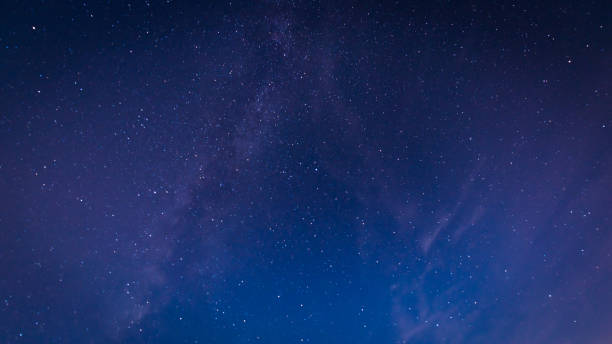 istock Natural background, stars in the night sky. 838760892