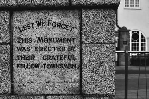 The memorial to the 716 Lowestoft men (out of a population of about 40,000) who died during World War One is on the Royal Plain between the Royal Norfolk and Suffolk Yacht Club, the East Point Pavilion and the South Pier.