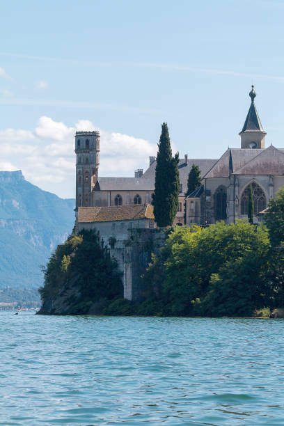 istock Hautecombe Abbey from Lac du Bourget 838763234