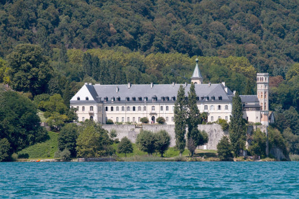 istock Hautecombe Abbey from Lac du Bourget 838765368