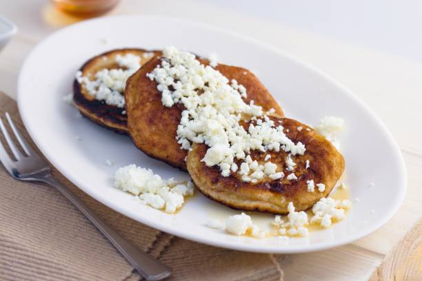 istock Cottage cheese on pancakes 838770238