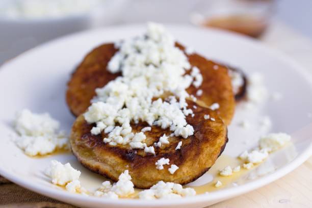 istock Cottage cheese on pancakes 838770354